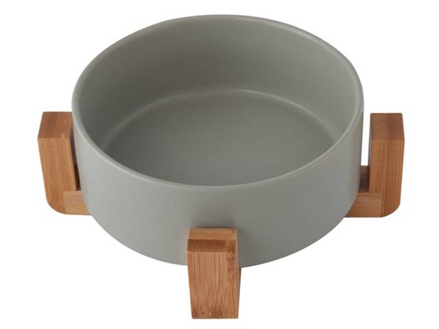 1-Piece Pet Bowl and Stand