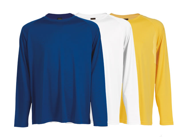 135G Long Sleeve Polyester T-Shirt - Image 3