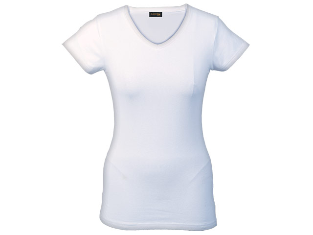 170G Slim Fit V-Neck T-Shirt Ladies - Image 3
