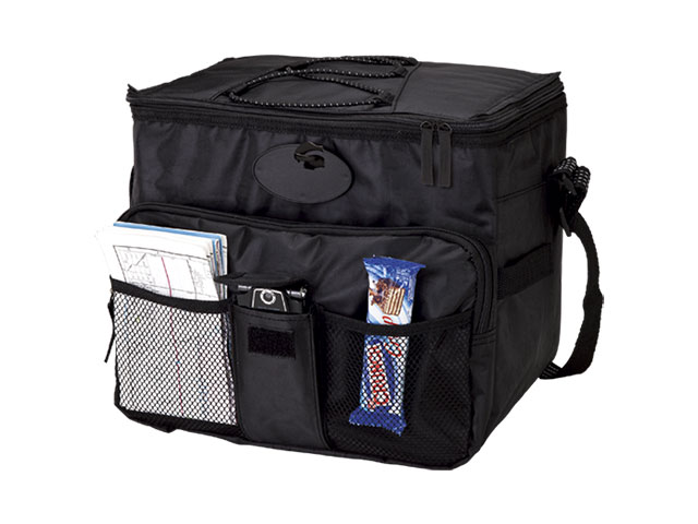 18 Can Cooler with 2 Front Mesh Pockets
