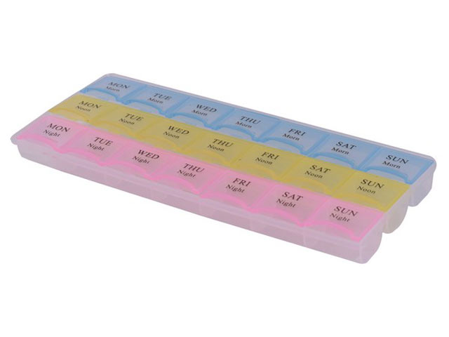 3-Times-a-Day Weekly Pill Organiser