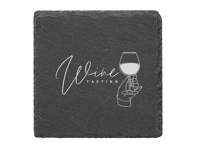 4 Piece Slate Coaster Set