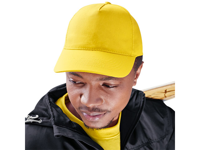 5 Panel Cotton with Hard Front Cap