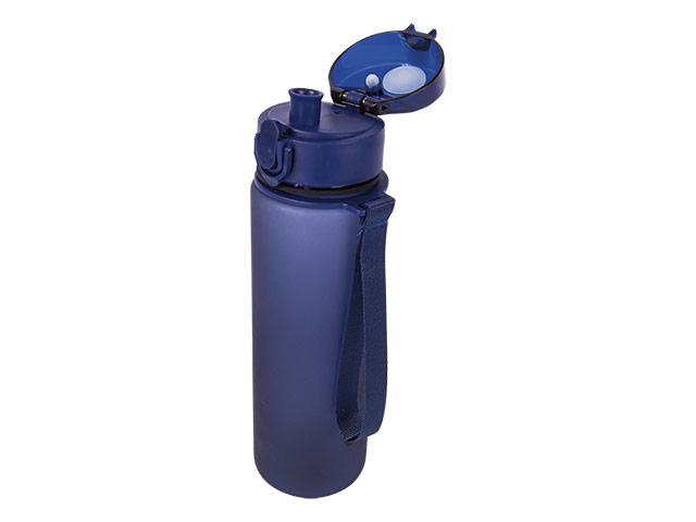 600ml Frosted Cylinder Water Bottle