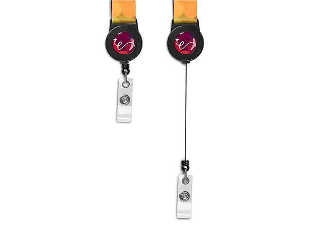 Altitude Badge Reel Double-Sided Sublimated Satin Lanyard