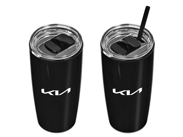 Altitude Daytona Plastic 2-in-1 Double-Wall Tumbler and Straw - 600ml