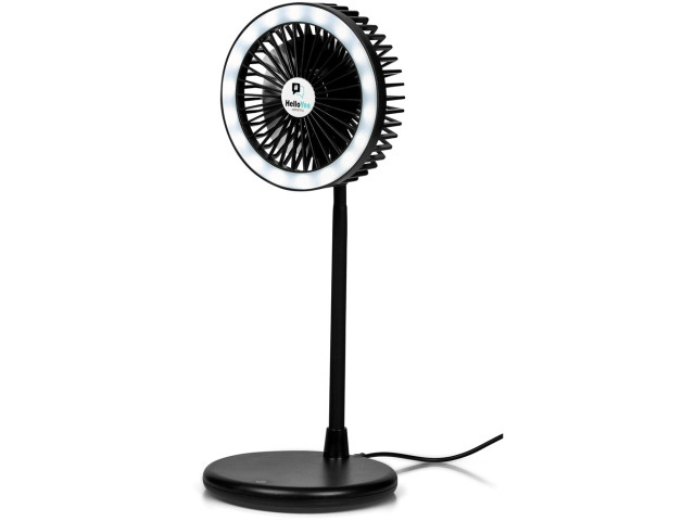 Light Breeze Led Ring Light Desk Fan - Image 2