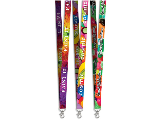 Altitude Snap Hook Clip Double-Sided Sublimation Satin Lanyard