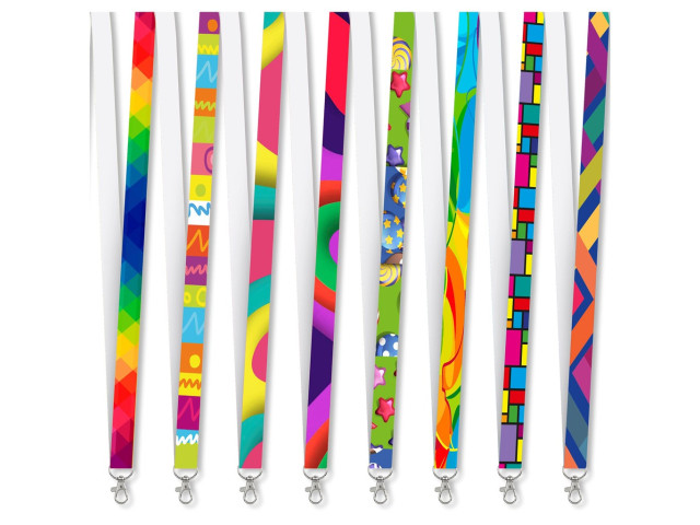 Altitude Snap Hook Clip Single-Sided Sublimation Satin Lanyard