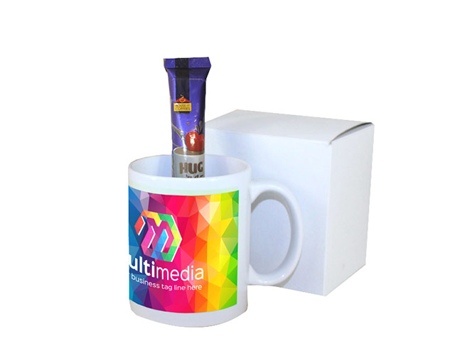 Blanco Mug with FC and Hot Chocolate Sachet