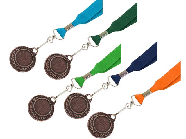 Bronze Medal Dome And Screen Printed Ribbon - Image 3