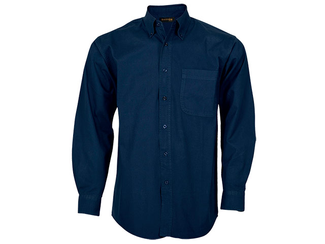Brushed Cotton Twill Lounge Long Sleeve Mens - Image 3