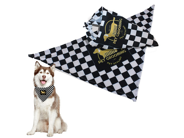 Dog Tie Bandana with full Colour Print -Small