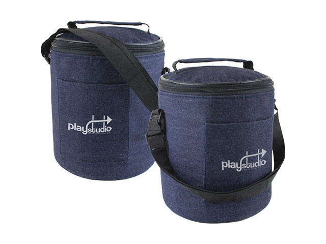 Eira Denim Barrel Cooler with Pocket.