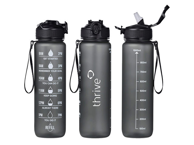Eva and Elm Neptune Plastic Water Bottle - 1 Litre