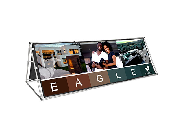 Fade Resistant A-Frame with Fabric Print 3m x 1m