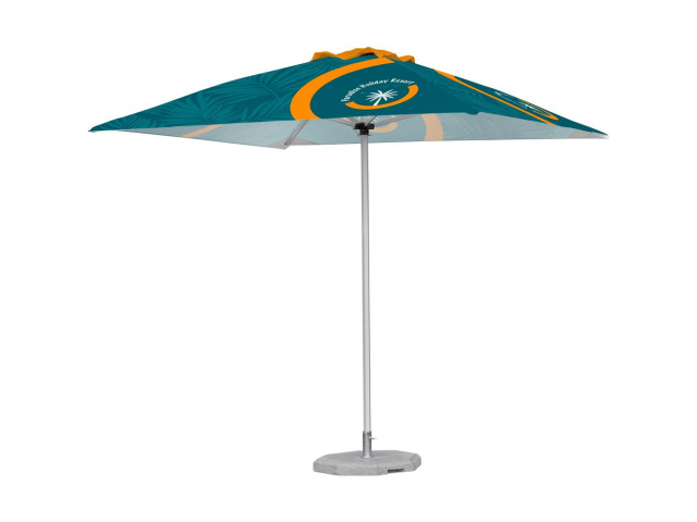 Fade Resistant Parasol Single Hexagonal Pole 2m x 2m