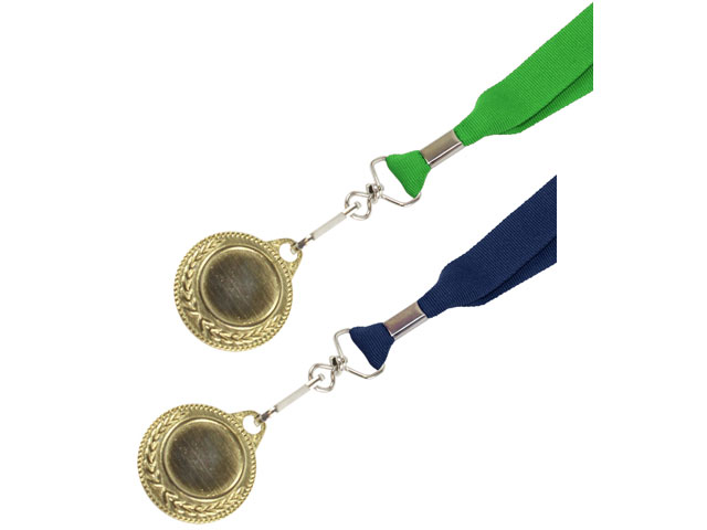 Gold Medal Dome With Screen Printed Ribbon - Image 3