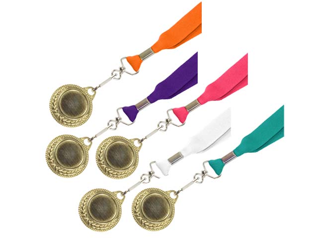 Gold Medal-Dome+ Screen Printed Ribbon with 1 col