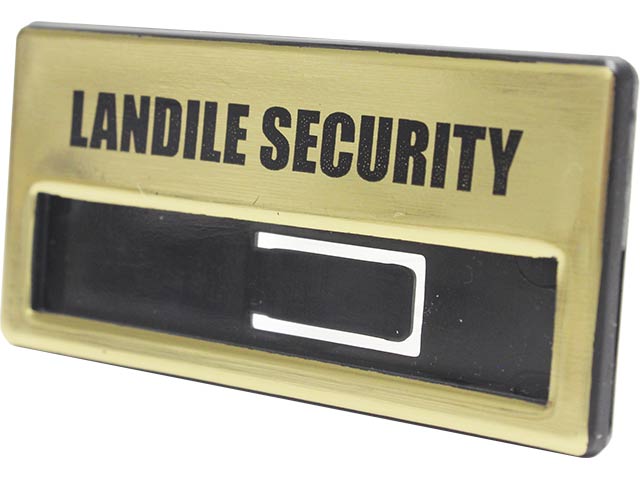 Gold badge + magnet with 1 colour