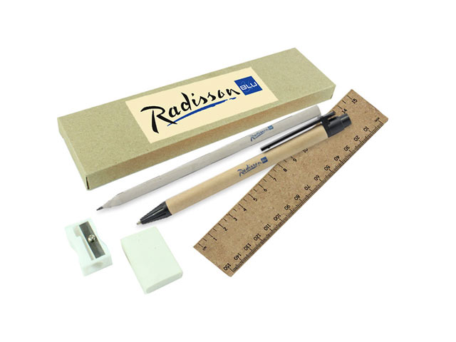 Green Life Eco Stationer Set with 1 col