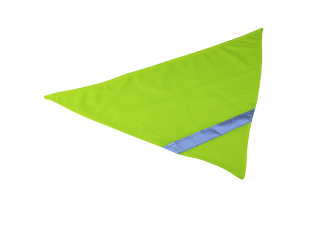 High Vis Dog Tie Bandana with 1 Col print M