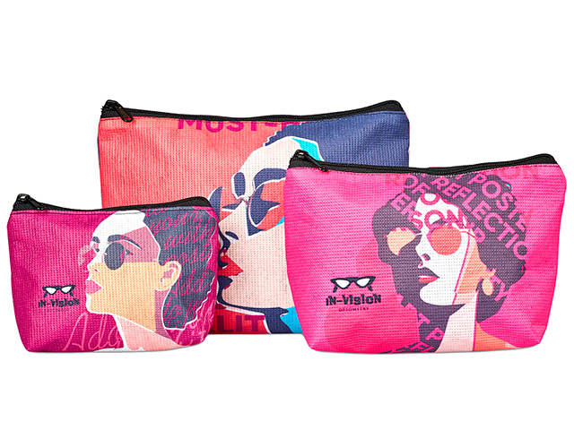 Hoppla Leanne Recycled PET Stitch-Bond Maxi Toiletry Bag