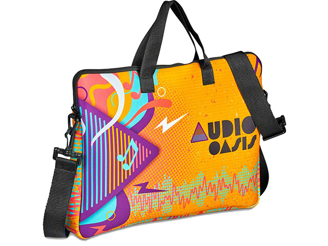 Hoppla Nimbus Neoprene Laptop Sleeve with Handles and Shoulder Strap – 15 -16 inch
