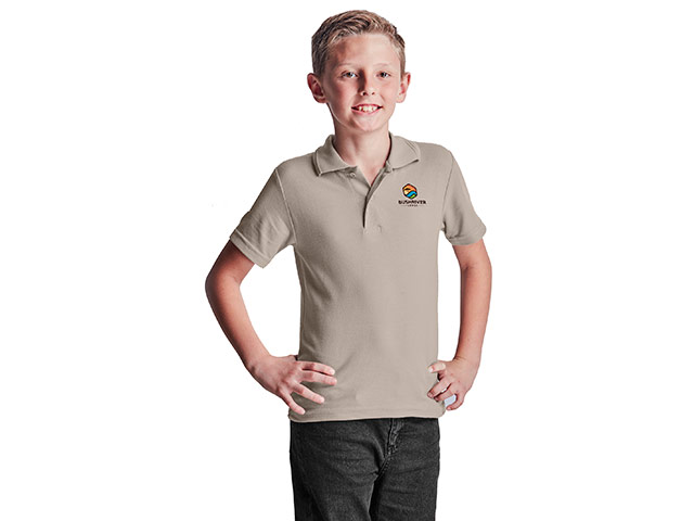 Kids Basic Pique Golf Shirt