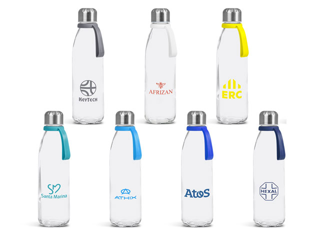 Kooshty Loopy Glass Water Bottle - 650ml