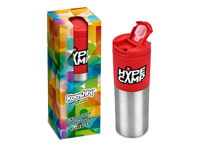 Kooshty Typhoon Stainless Steel and Plastic Double-Wall Tumbler - 450ml