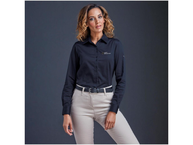 Ladies Long Sleeve Alex Varga Opus Stretch Shirt - Image 4