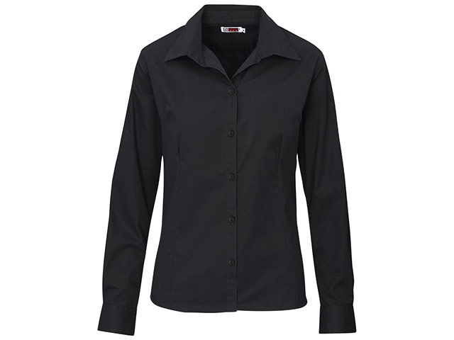 Ladies Long Sleeve Cotton Twill Moderna Shirt - Image 3