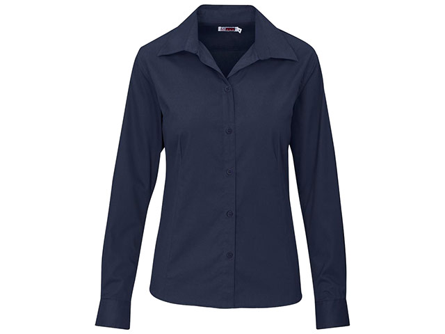 Ladies Long Sleeve Cotton Twill Moderna Shirt - Image 4