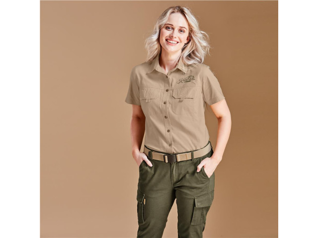 Ladies Short Sleeve Mawenzi Twill Shirt - Image 4