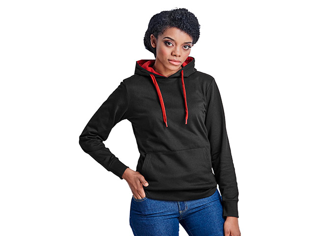 Ladies Solo Hooded Sweater