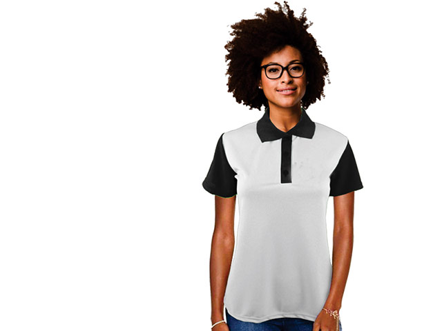 Ladies Tokyo Golf Shirt With Spot Sublimation