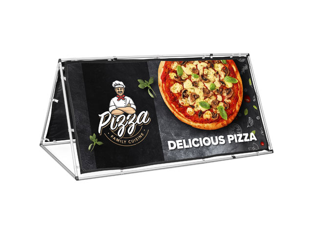 Legend A-Frame with PVC Print 2m x 1m