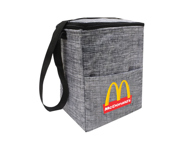 Melange Tall boy cooler with FC Print