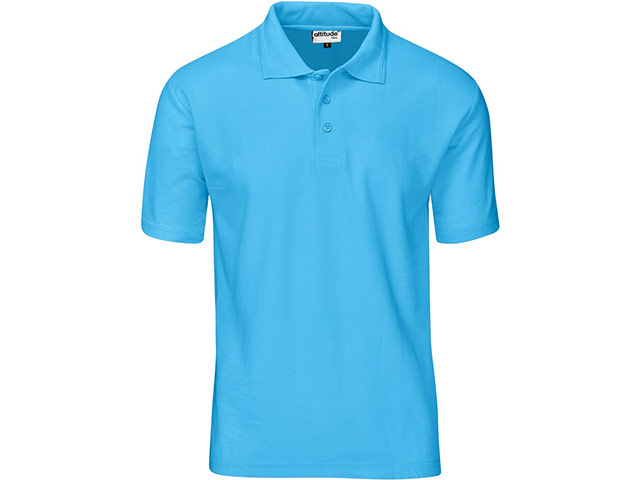 Mens Basic Pique Golf Shirt - Image 3