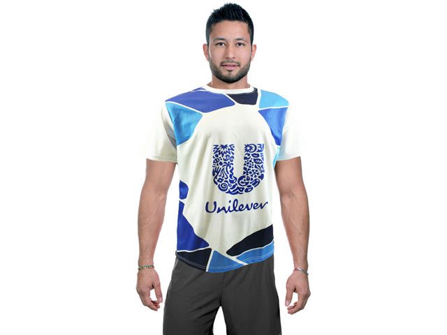 Mens Baza Crew Neck T Shirt - Birdseye Moisture