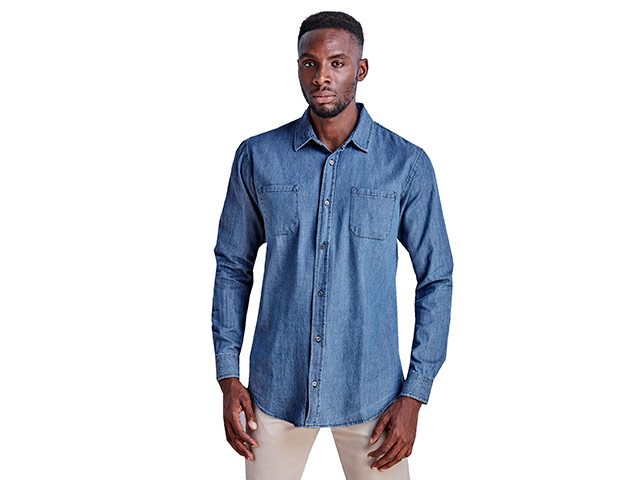Mens Long Sleeve Eastwood Denim Shirt