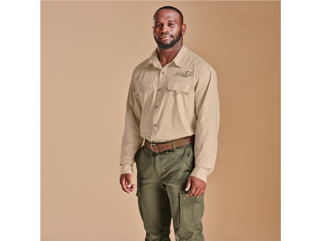 Mens Long Sleeve Mawenzi Twill Shirt - Image 5