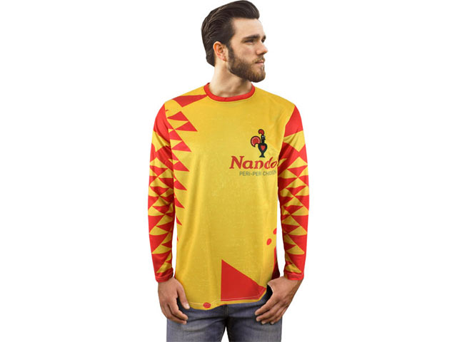 Mens Phoenix Long Sleeve Crew Neck T Shirt - Birdseye Moisture