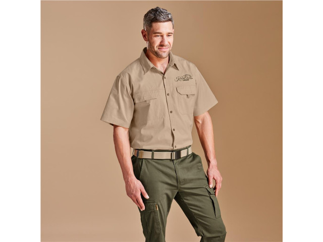 Mens Short Sleeve Mawenzi Twill Shirt