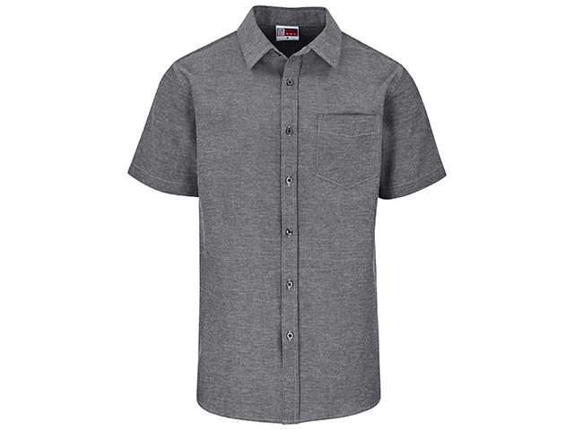 Mens Short Sleeve Oxford Shirt - Image 3