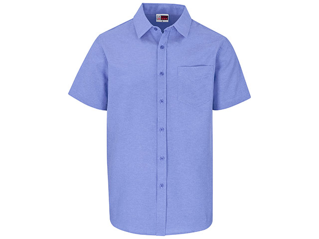 Mens Short Sleeve Oxford Shirt - Image 4