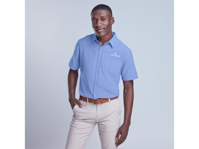 Mens Short Sleeve Oxford Shirt