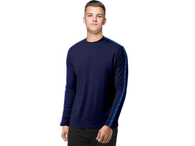 Mens Sicily Long Sleeve Crew Neck