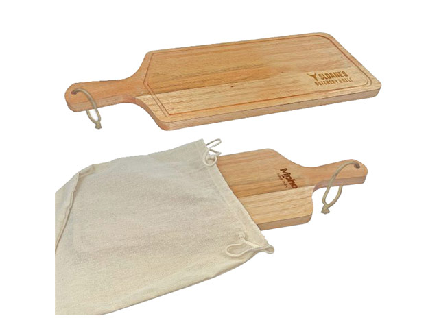 Mpho Rectangle Wood Paddle Serving Board+Engraving